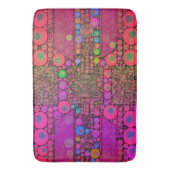 Trippy Abstract Leopard Badmat (Voorkant Verticaal)