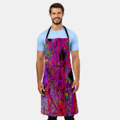 Trippy Abstract Rainbow Oriental Lily Flowers Schort (Gedragen)