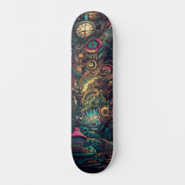 Trippy Abstract verlies jezelf in Time Schaats Boa Persoonlijk Skateboard