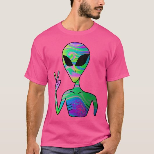 Trippy Alien 7 T-shirt (Voorkant)