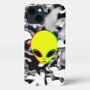 Trippy Alien Camo iPhone 13 Hoesje
