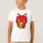 Trippy Alien Dazs gele tand k T-shirt (Voorkant)