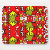 Trippy Alien Dazs gele tand Muismat (Voorkant)
