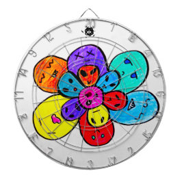 Trippy Alien Flower Dartbord