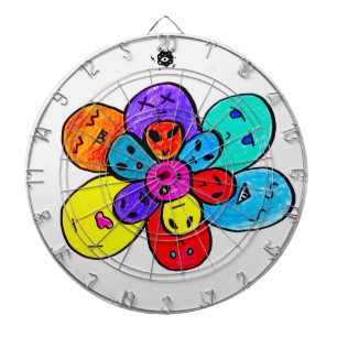 Trippy Alien Flower Dartbord