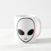 Trippy Alien Koffiemok (Voorkant rechts)