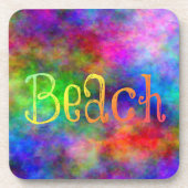 Trippy Beach Bier Onderzetter (Voorkant)