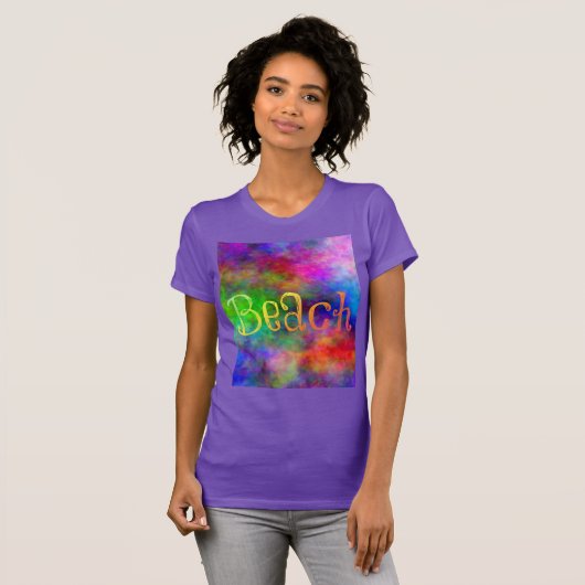 Trippy Beach T-shirt (Voorkant volledig)