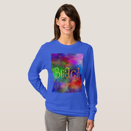 Trippy Beach T-shirt (Voorkant volledig)