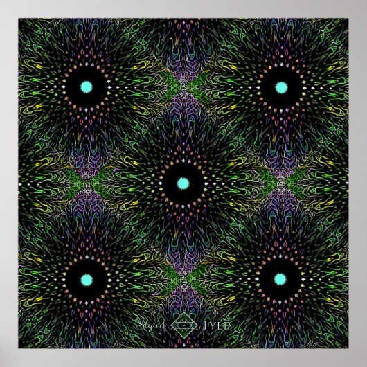 Trippy Behang Poster (Voorkant)