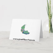 Trippy Blank Note Cards Kaart (Achterkant)