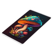 Trippy Blauw Amanita Muscaria Flexibele Fotomagnee Magneet (Linkerzijde)