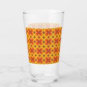 Trippy Bloemen Glas (Achterkant)