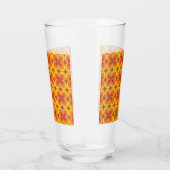 Trippy Bloemen Glas (Rechts)