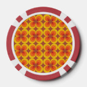 Trippy Bloemen Poker Chips (Achterkant)