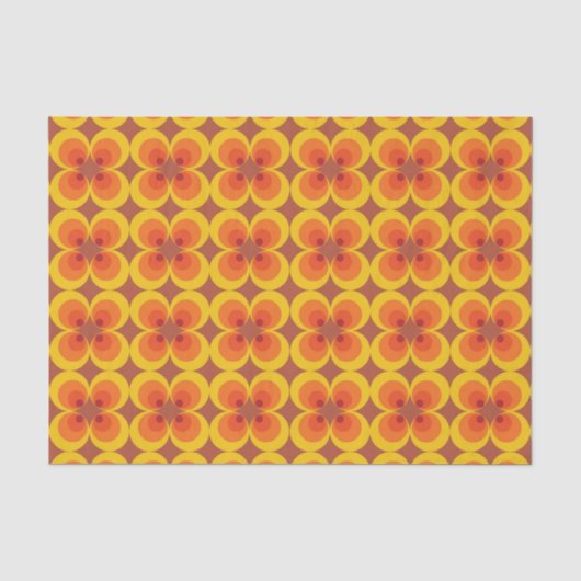 Trippy Bloemen Tissuepapier (Voorkant)