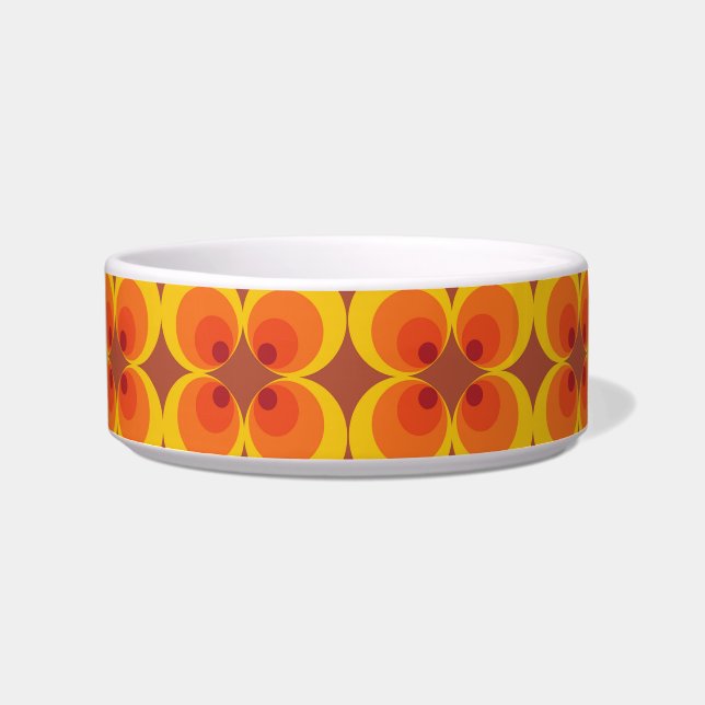 Trippy Bloemen  Voerbakje (Voorkant)
