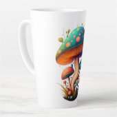 Trippy Blue Amanita Muscaria Latte Mok (Linkerhoek)