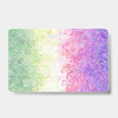 Trippy Boho Aanpasbare Genderdove Pride Vlag Badge (Achterkant)