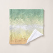 Trippy Boho Groovy Abstract Genderflor Pride Vlag Bad Handdoek (Wasdoekje)