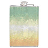 Trippy Boho Groovy Abstract Genderflor Pride Vlag Heupfles (Achterkant)