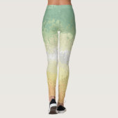 Trippy Boho Groovy Abstract Genderflor Pride Vlag Leggings (Achterkant)