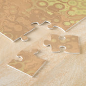 Trippy Boho Groovy Abstract Genderflor Pride Vlag Legpuzzel (Zijkant)