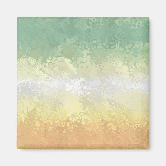 Trippy Boho Groovy Abstract Genderflor Pride Vlag Magneet (Voorkant)