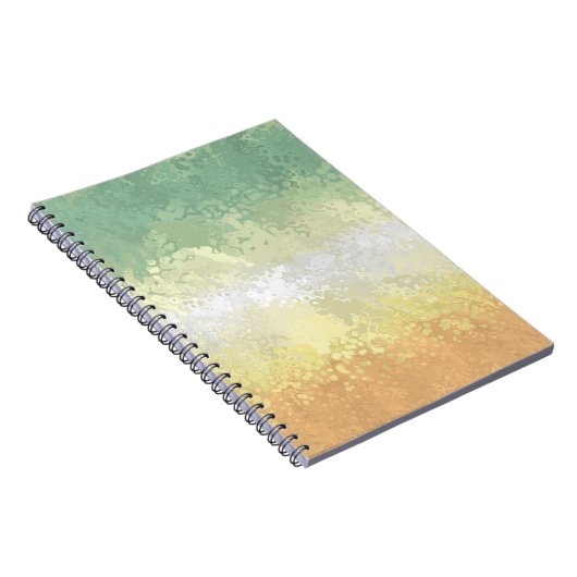 Trippy Boho Groovy Abstract Genderflor Pride Vlag Notitieboek (Rechterzijde)