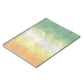 Trippy Boho Groovy Abstract Genderflor Pride Vlag Notitieboek (Linkerzijde)