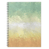 Trippy Boho Groovy Abstract Genderflor Pride Vlag Notitieboek (Voorkant)