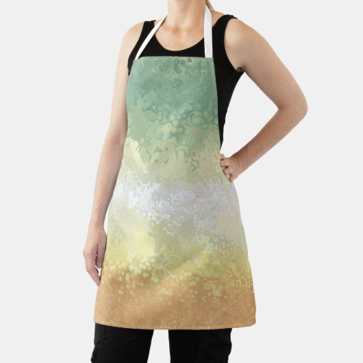 Trippy Boho Groovy Abstract Genderflor Pride Vlag Schort (Insitu)