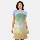 Trippy Boho Groovy Abstract Genderflor Pride Vlag Schort (Gedragen)