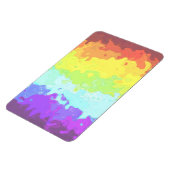 Trippy Boho Groovy Abstract Neurogender Pride Vlag Magneet (Linkerzijde)
