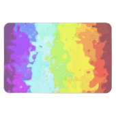 Trippy Boho Groovy Abstract Neurogender Pride Vlag Magneet (Horizontaal)