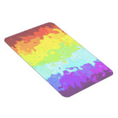 Trippy Boho Groovy Abstract Neurogender Pride Vlag Magneet (Rechterzijde)