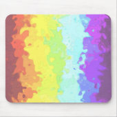 Trippy Boho Groovy Abstract Neurogender Pride Vlag Muismat (Voorkant)