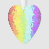 Trippy Boho Groovy Abstract Neurogender Pride Vlag Ornament (voorkant)