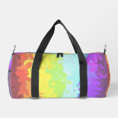 Trippy Boho Groovy Abstract Neurogender Pride Vlag Plunjezak (Achterkant)
