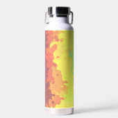 Trippy Boho Groovy Abstract Neurogender Pride Vlag Waterfles (Voorkant)