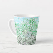 Trippy Boho Groovy Grungy Autoromantische Pride Vl Latte Mok (Linkerhoek)
