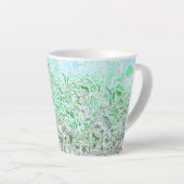 Trippy Boho Groovy Grungy Autoromantische Pride Vl Latte Mok (Rechterhoek)