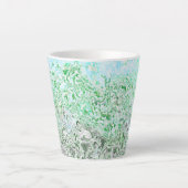 Trippy Boho Groovy Grungy Autoromantische Pride Vl Latte Mok (Voorkant)