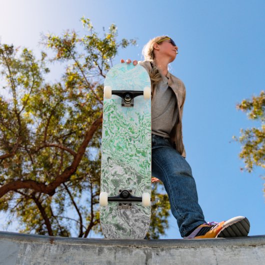 Trippy Boho Groovy Grungy Autoromantische Pride Vl Persoonlijk Skateboard (Buiten 1)