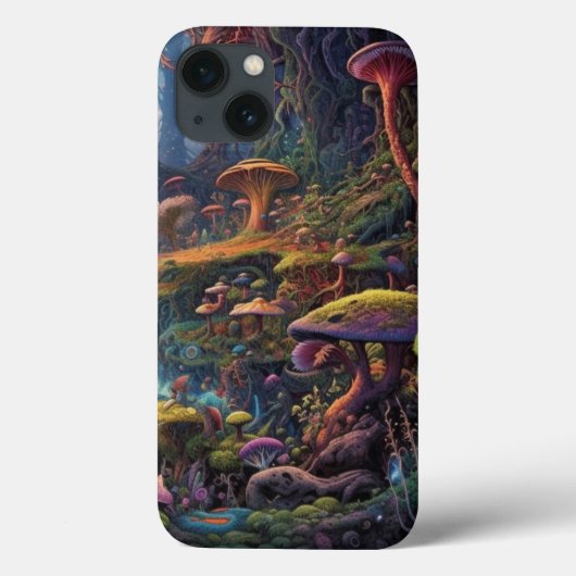 Trippy bos met vreemd wezen Case-Mate iPhone case (Achterkant)