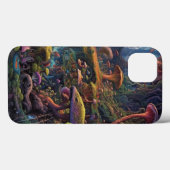 Trippy bos met vreemd wezen Case-Mate iPhone case (Achterkant (horizontaal))