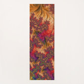 Trippy Bright Dazzling Vertakking Abstract Fractal Yogamat (Voorkant)