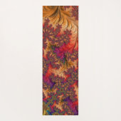 Trippy Bright Dazzling Vertakking Abstract Fractal Yogamat (Achterkant)