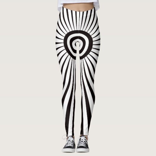 Trippy Bullseye Leggings (Voorkant)