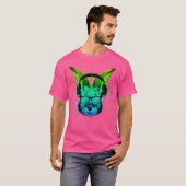 Trippy Bunny Shirt DJ Ravers EDM Techno Psychedeli (Voorkant volledig)